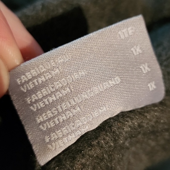 COLUMBIA Benton Springs Fleece Vest Charcoal Grey Women's 1X Collared Logo EUC - Picture 6 of 6